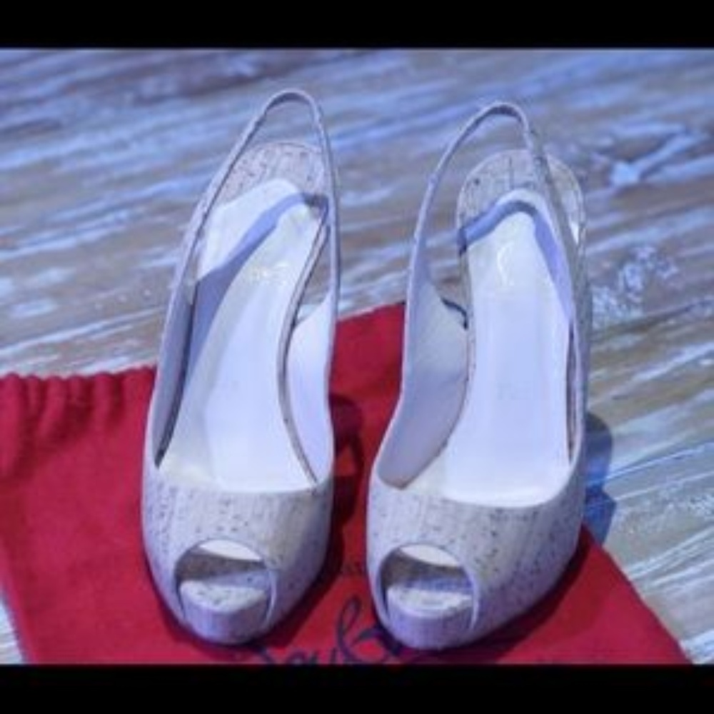 louboutin slingbacks